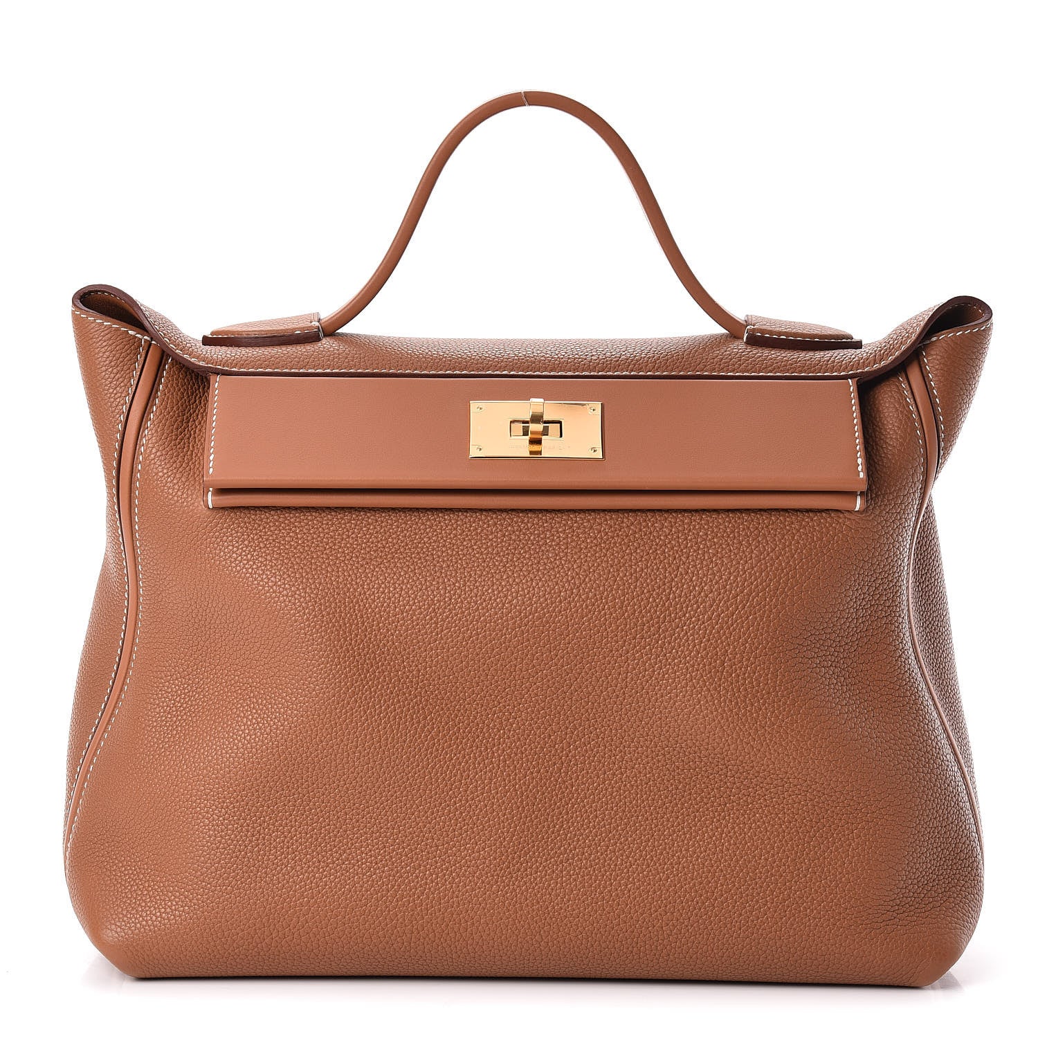 Hermes Taurillon Maurice Swift 24/24 35 Gold 1 of 13