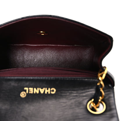 Chanel Lambskin Quilted Mini Square Flap Black 5 of 12