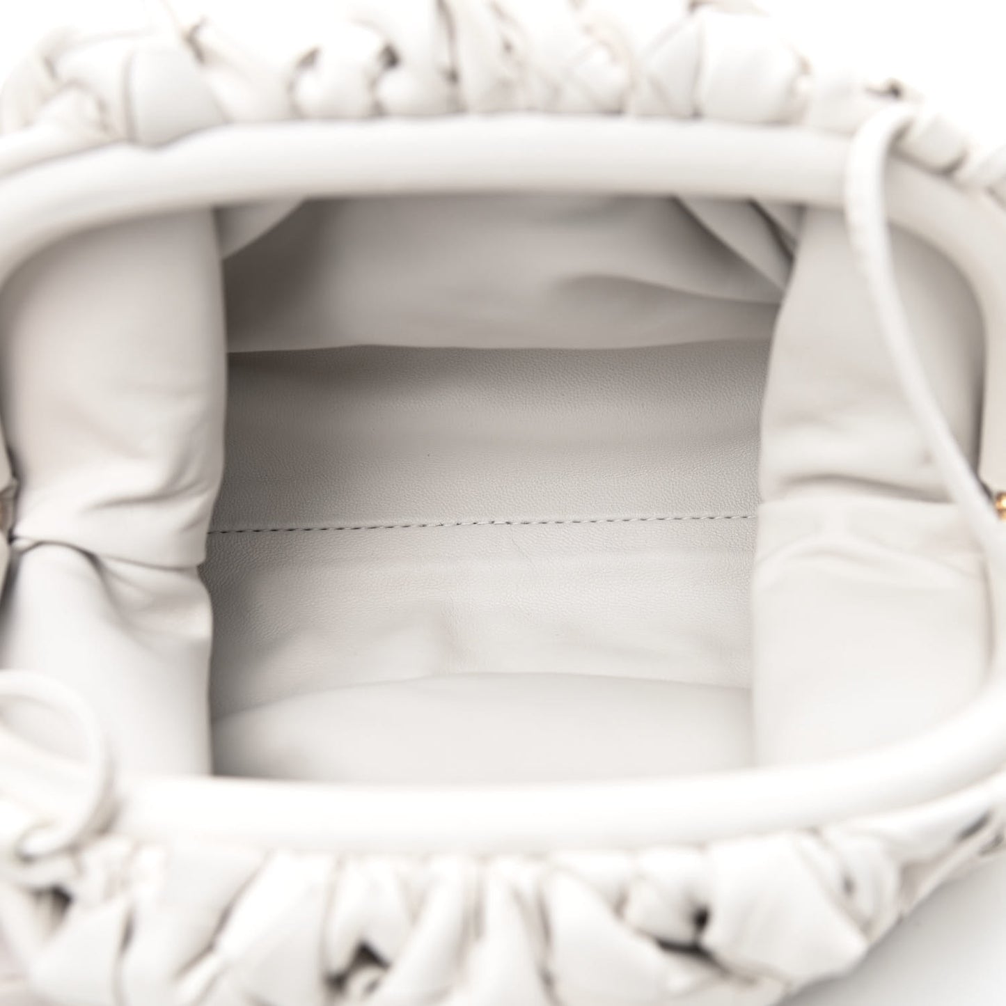 Nappa Intrecciato The Mini Pouch Chalk