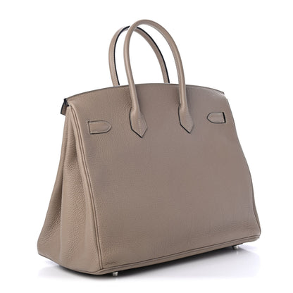 Hermes Togo Birkin 35 Gris Tourterelle 2 of 9