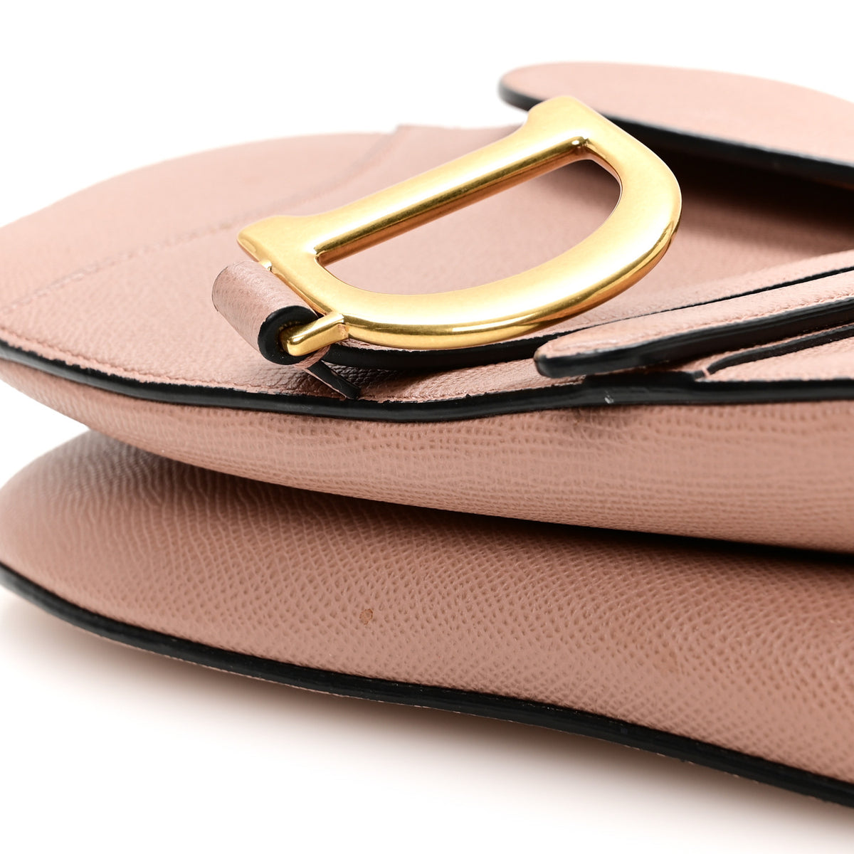 Christian Dior Grained Calfskin Saddle Bag Fard 10 of 10