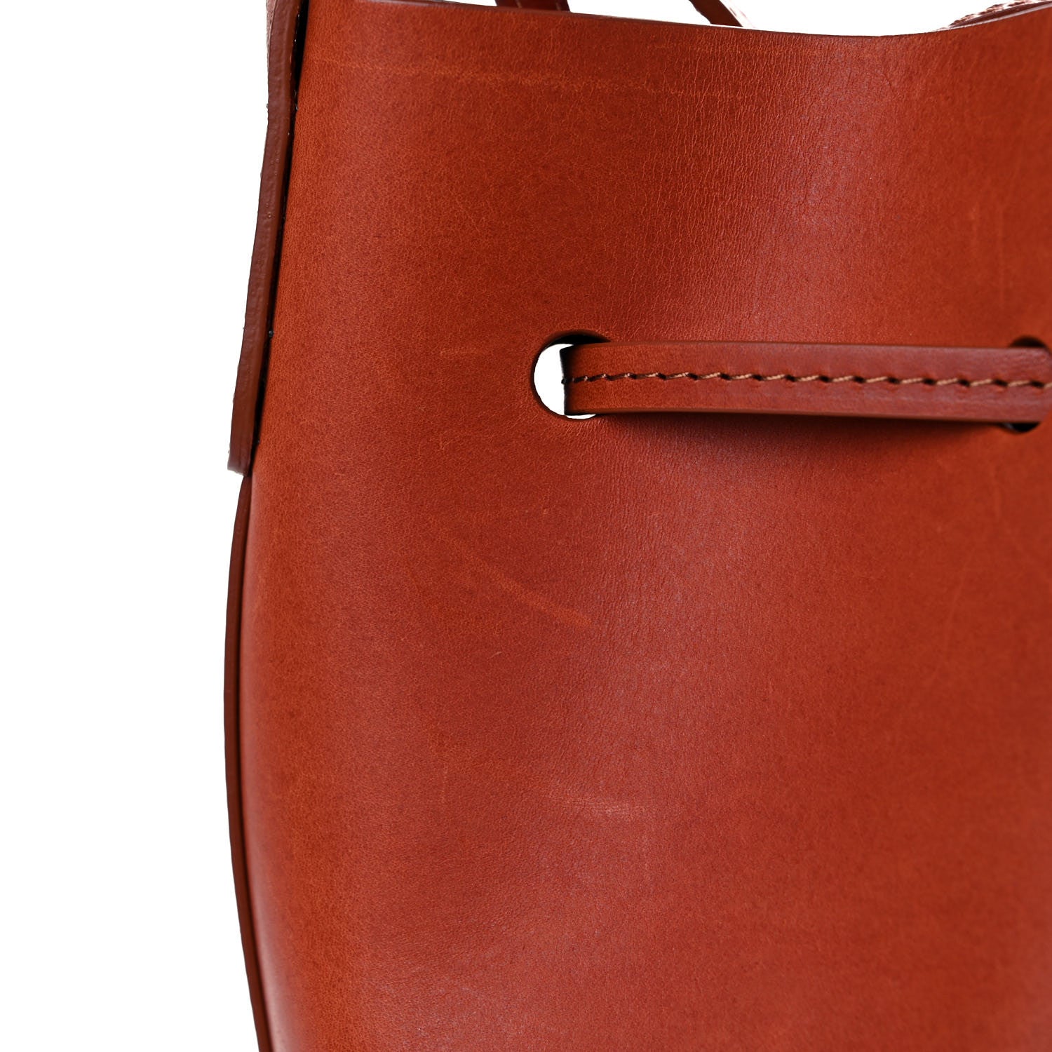 Mansur Gavriel Calfskin Bucket Bag Brandy 18 of 20