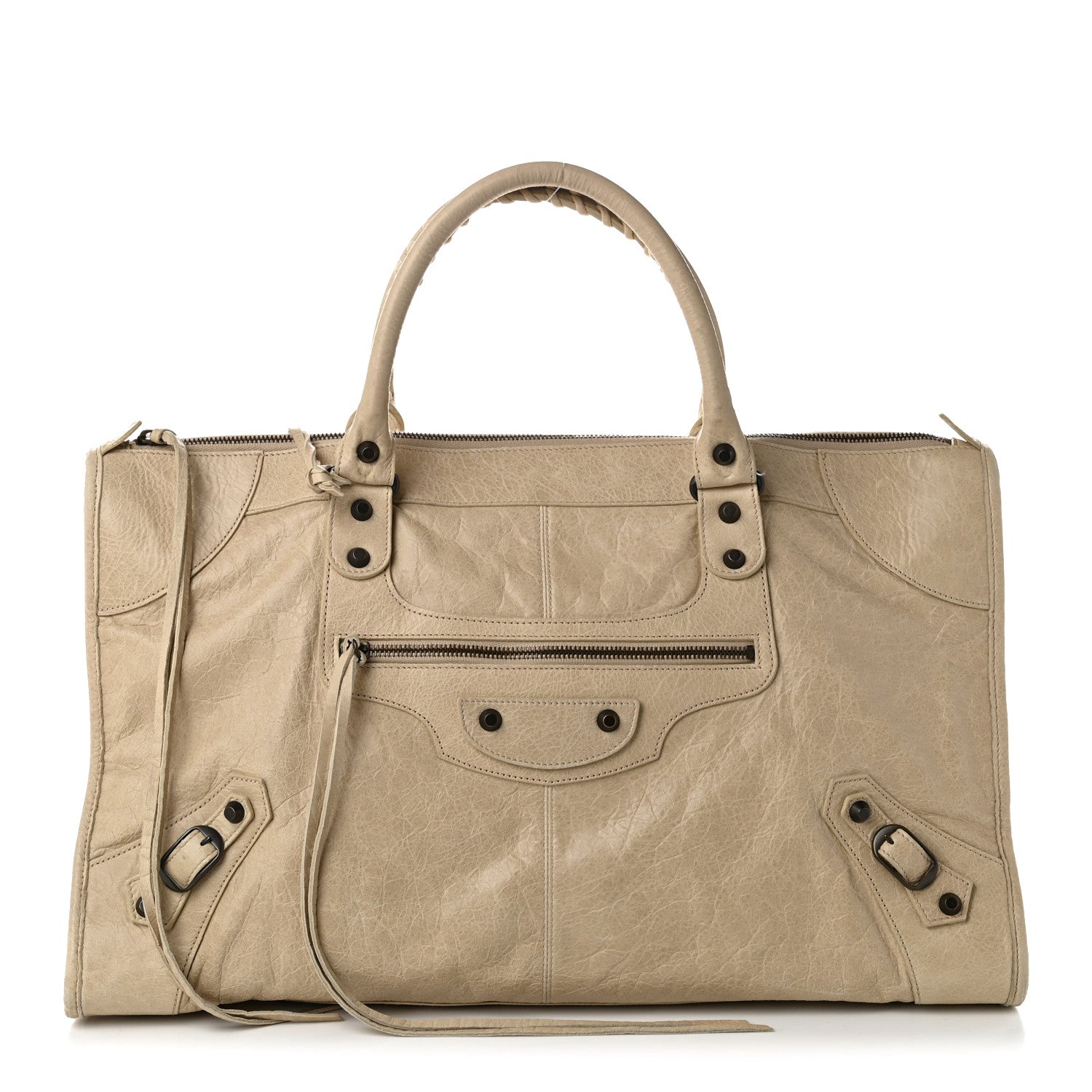 Balenciaga Agneau Classic Hardware Work Praline 1 of 10