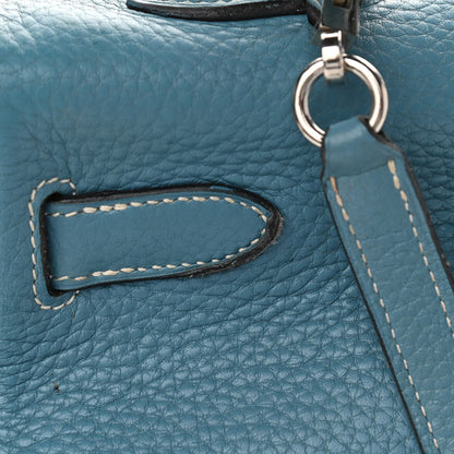 Hermes Taurillon Clemence Kelly Retourne 35 Blue Jean 20 of 23