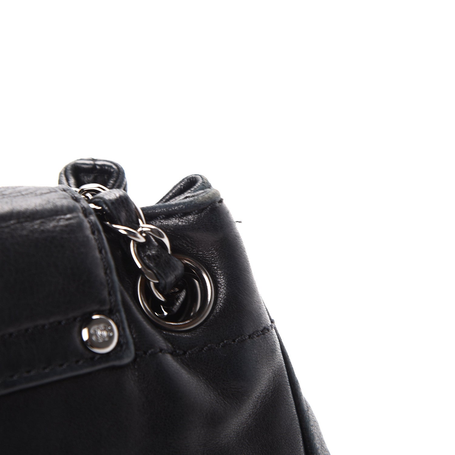 Chanel Lambskin Rock and Chic Shoulder Bag Black 12 of 16