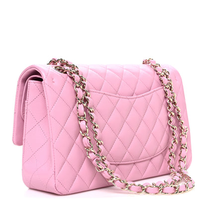 Chanel Caviar Quilted Medium Double Flap Light Pink 3 of 10