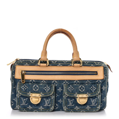 Louis Vuitton Monogram Denim Neo Speedy Blue 1 of 11
