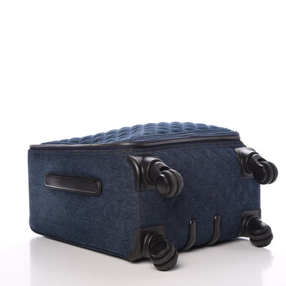 Chanel Denim Quilted Coco Cuba Charms Trolley 4 of 21