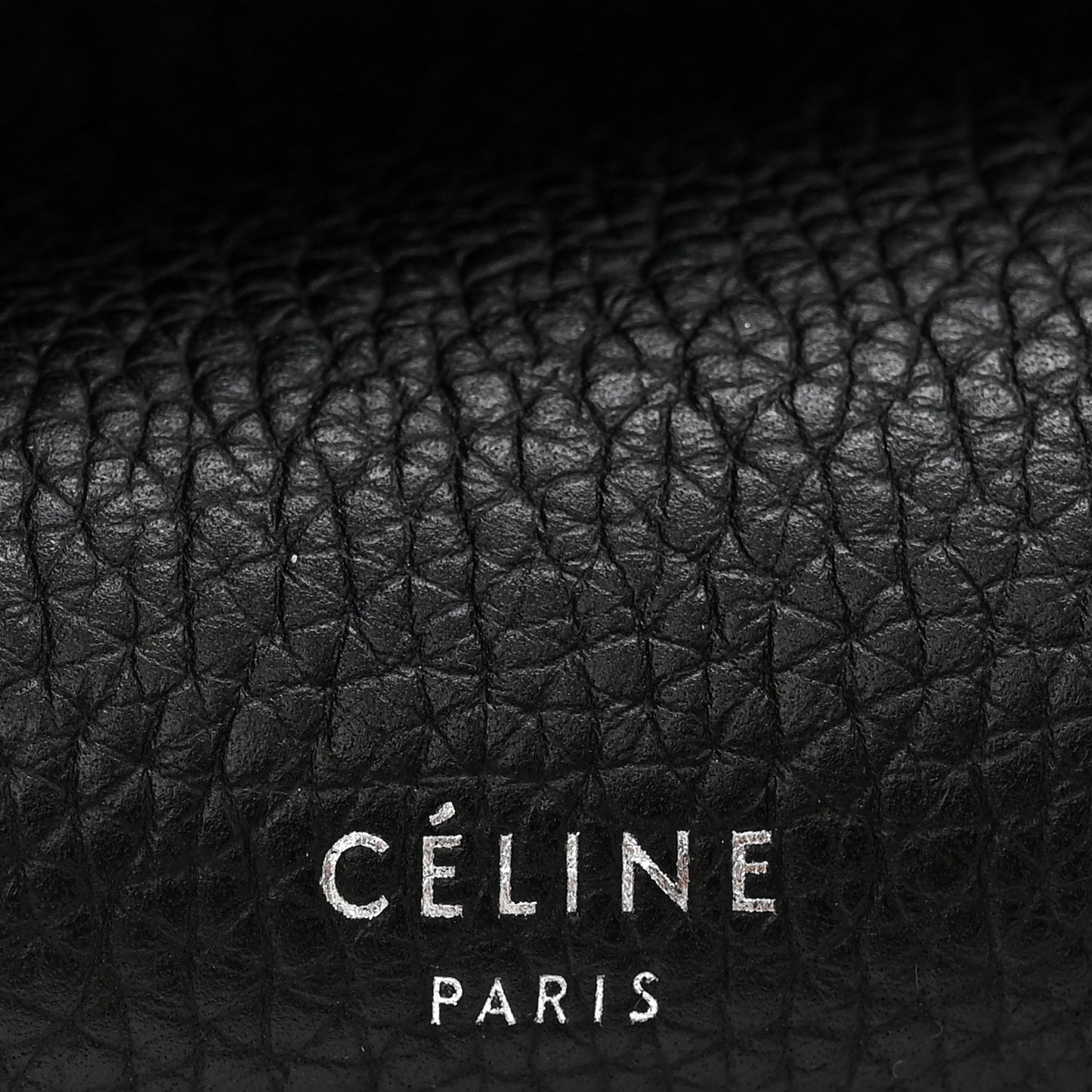 Supple Grained Calfskin Medium Big Bag Black