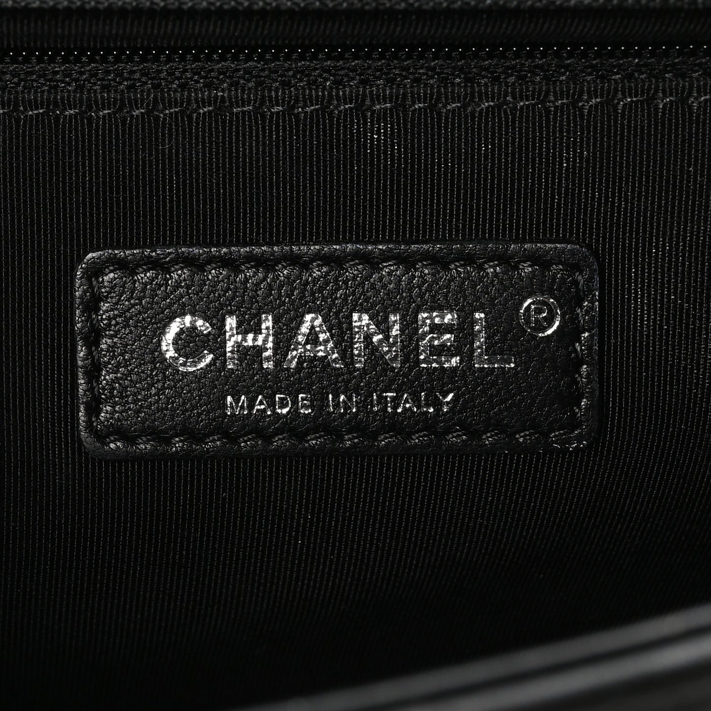 Calfskin Quilted New Medium Boy Flap Black