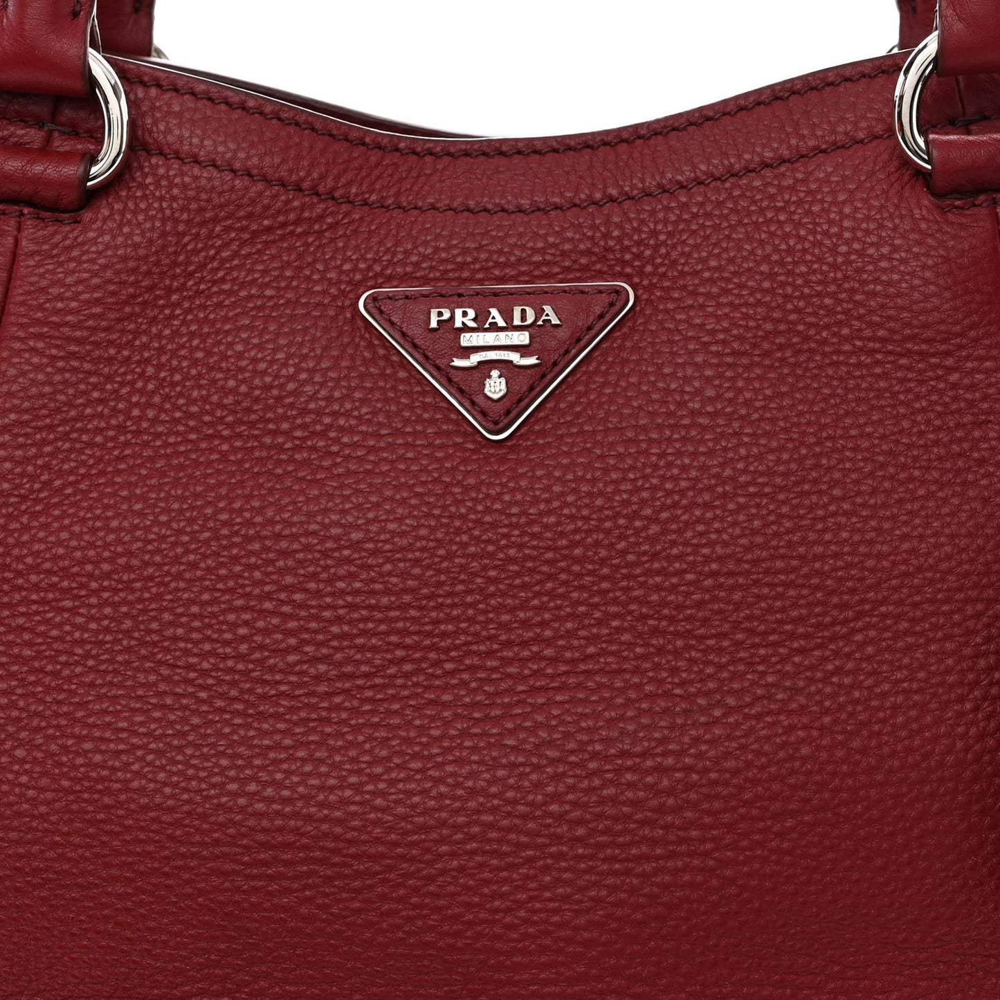 Vitello Daino Tote Cerise