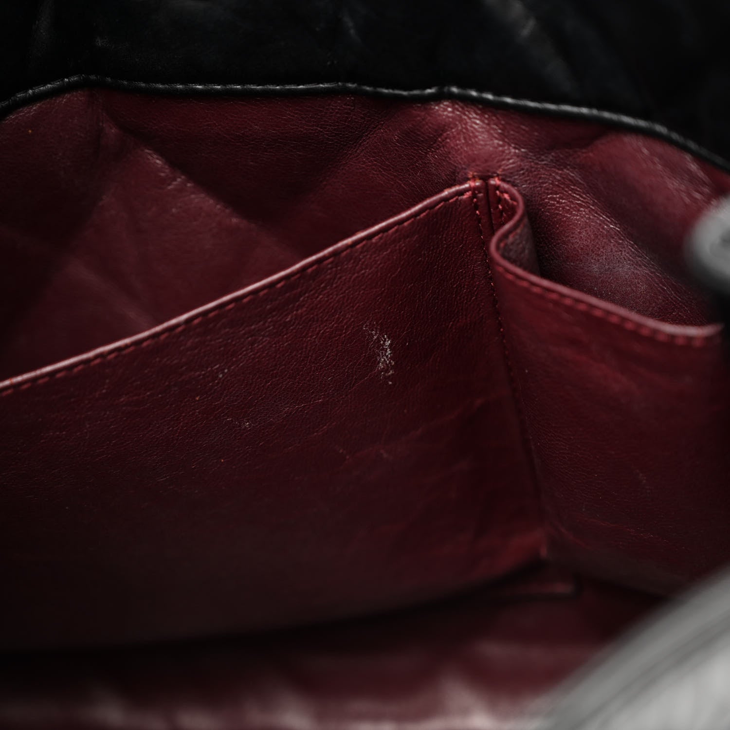 Chanel Aged Calfskin Reissue 2.55 Tote Black 11 of 15