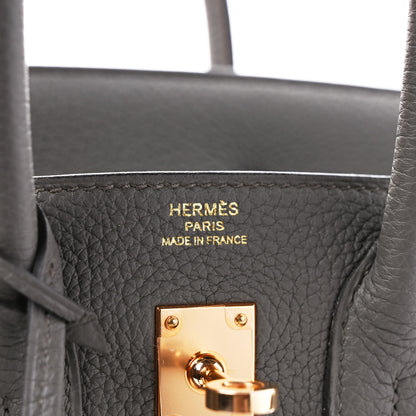 Hermes Togo Birkin 25 Etain 6 of 9