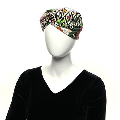 Gucci Silk G Rhombus Flora Print Headband M Multicolor 2 of 4