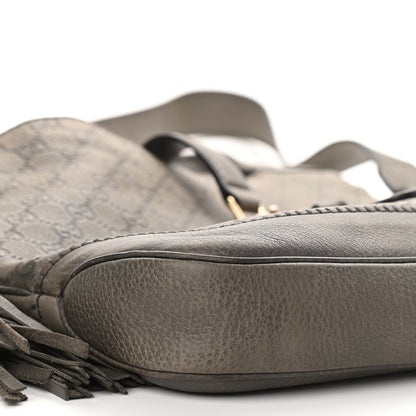 Gucci Guccissima Medium New Jackie Shoulder Bag Olive Green 7 of 16