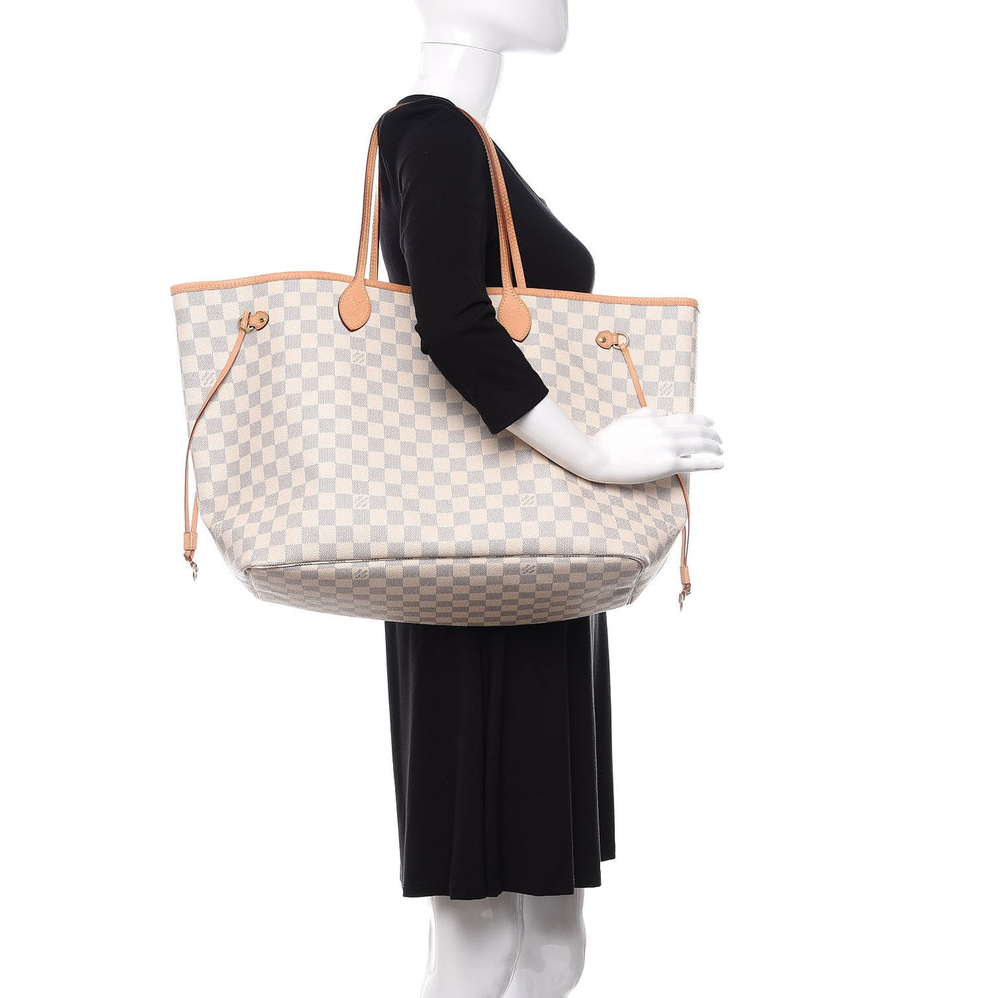 Damier Azur Neo Neverfull GM Rose Ballerine