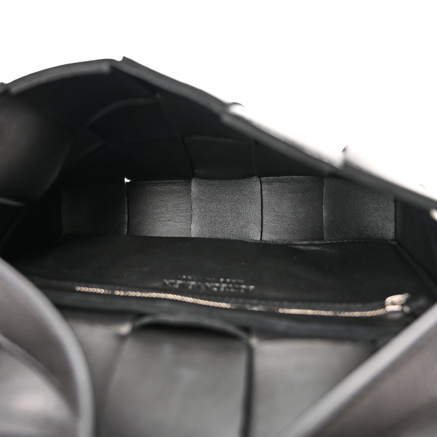 Lambskin Maxi Intrecciato Cassette Crossbody Bag Black