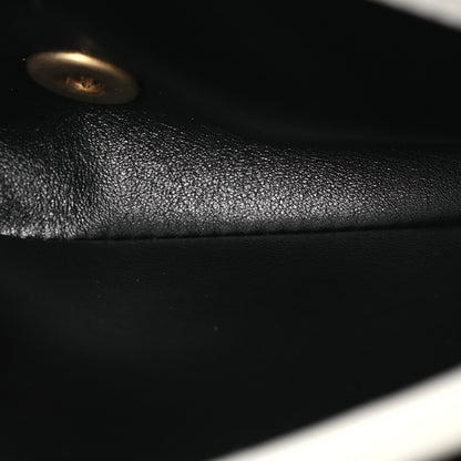 Chanel Calfskin Quilted Mini Chain Strap Flap White 6 of 13