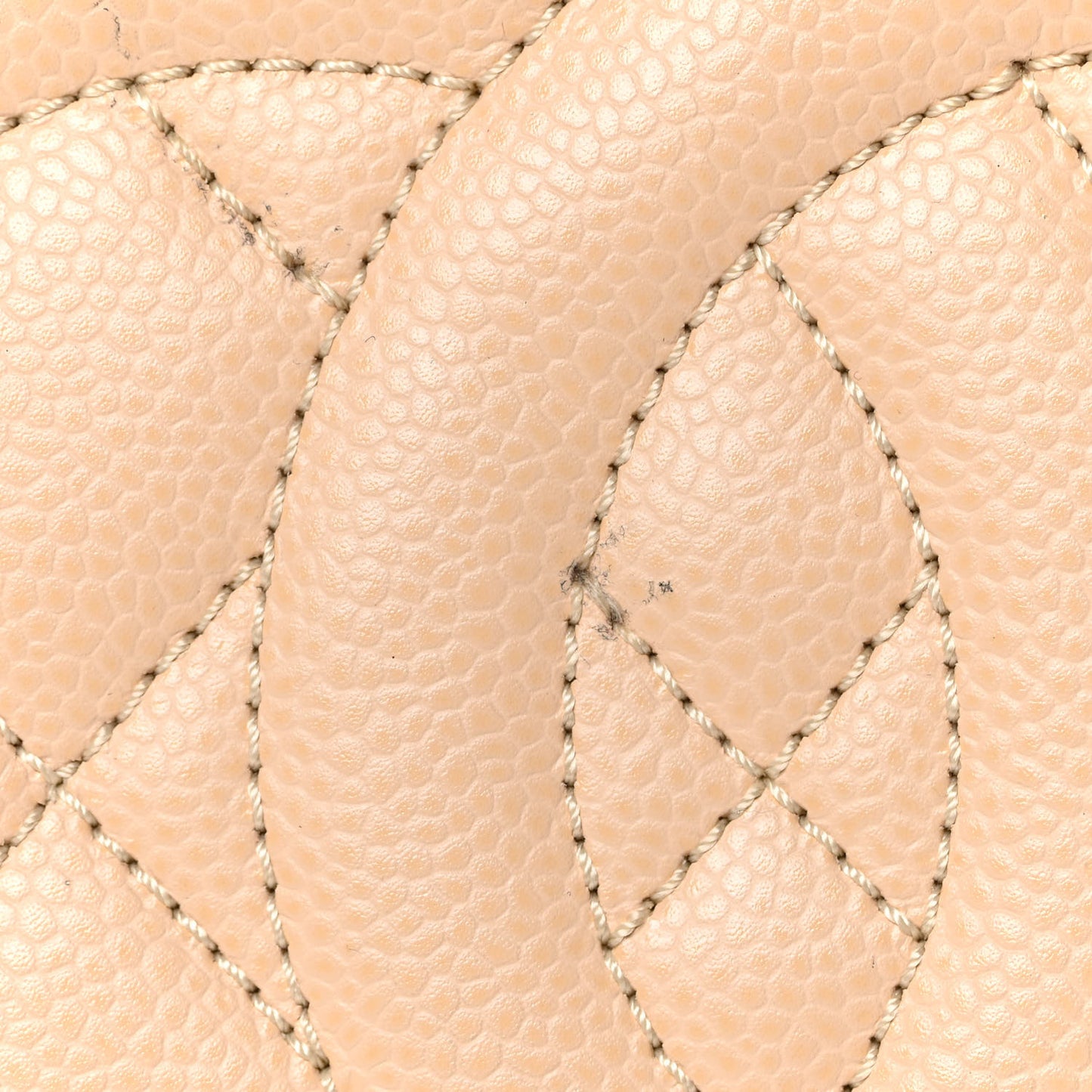 Caviar Quilted Grand Shopping Tote GST Beige Clair