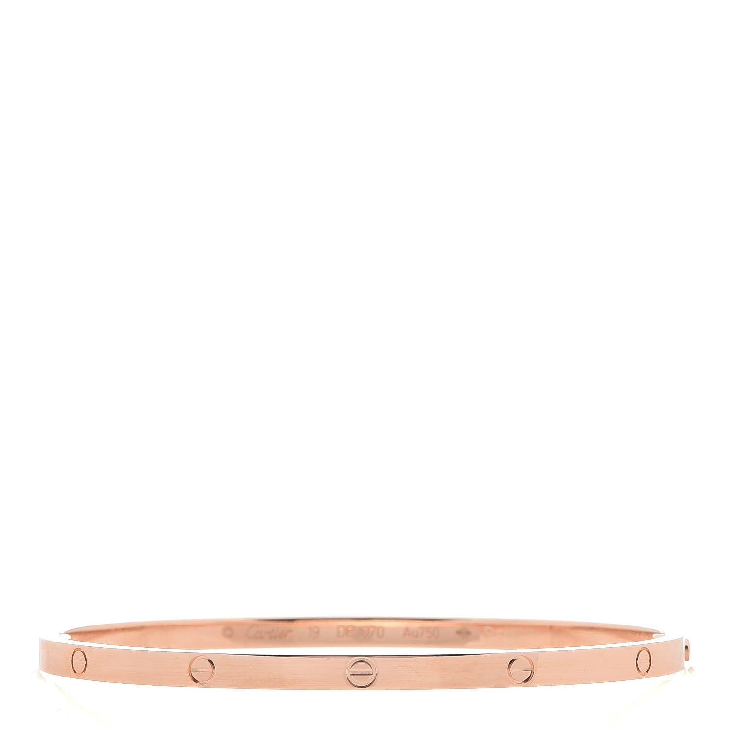 Cartier 18K Pink Gold Small LOVE Bracelet 19 1 of 5
