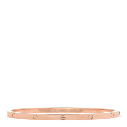 Cartier 18K Pink Gold Small LOVE Bracelet 19 1 of 5