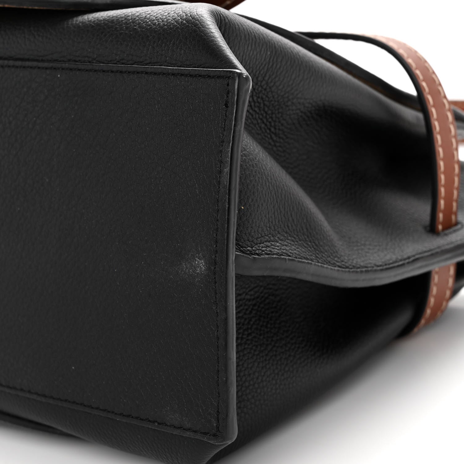 Loewe Calfskin Small Gate Tote Pecan Black 8 of 13