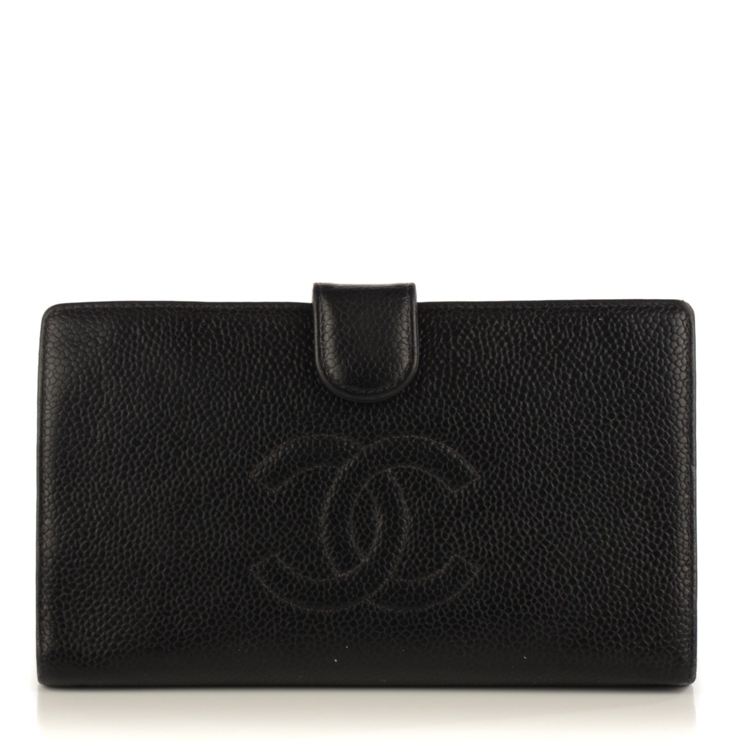 Caviar CC French Wallet Black
