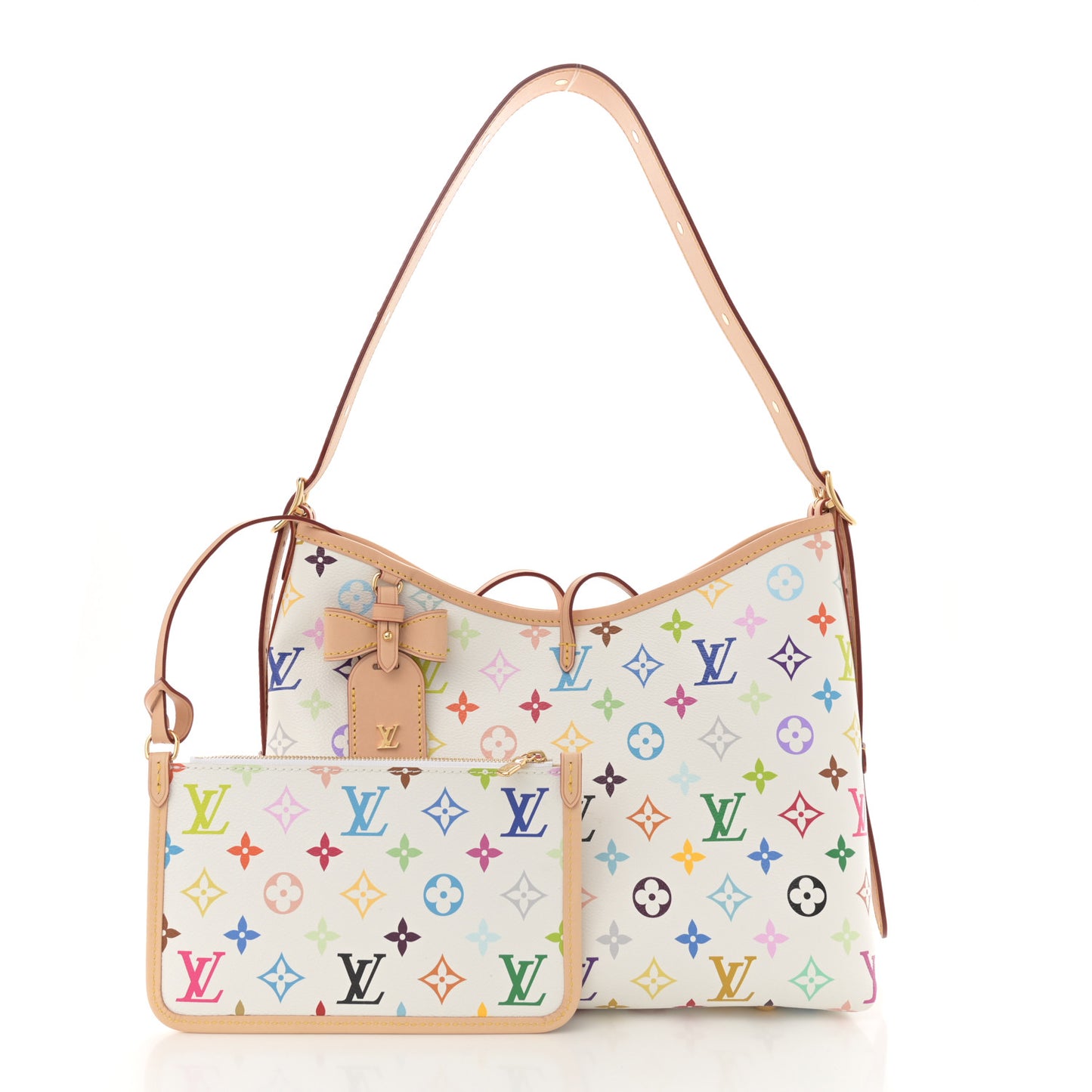LV X TM Monogram Multicolor CarryAll PM White