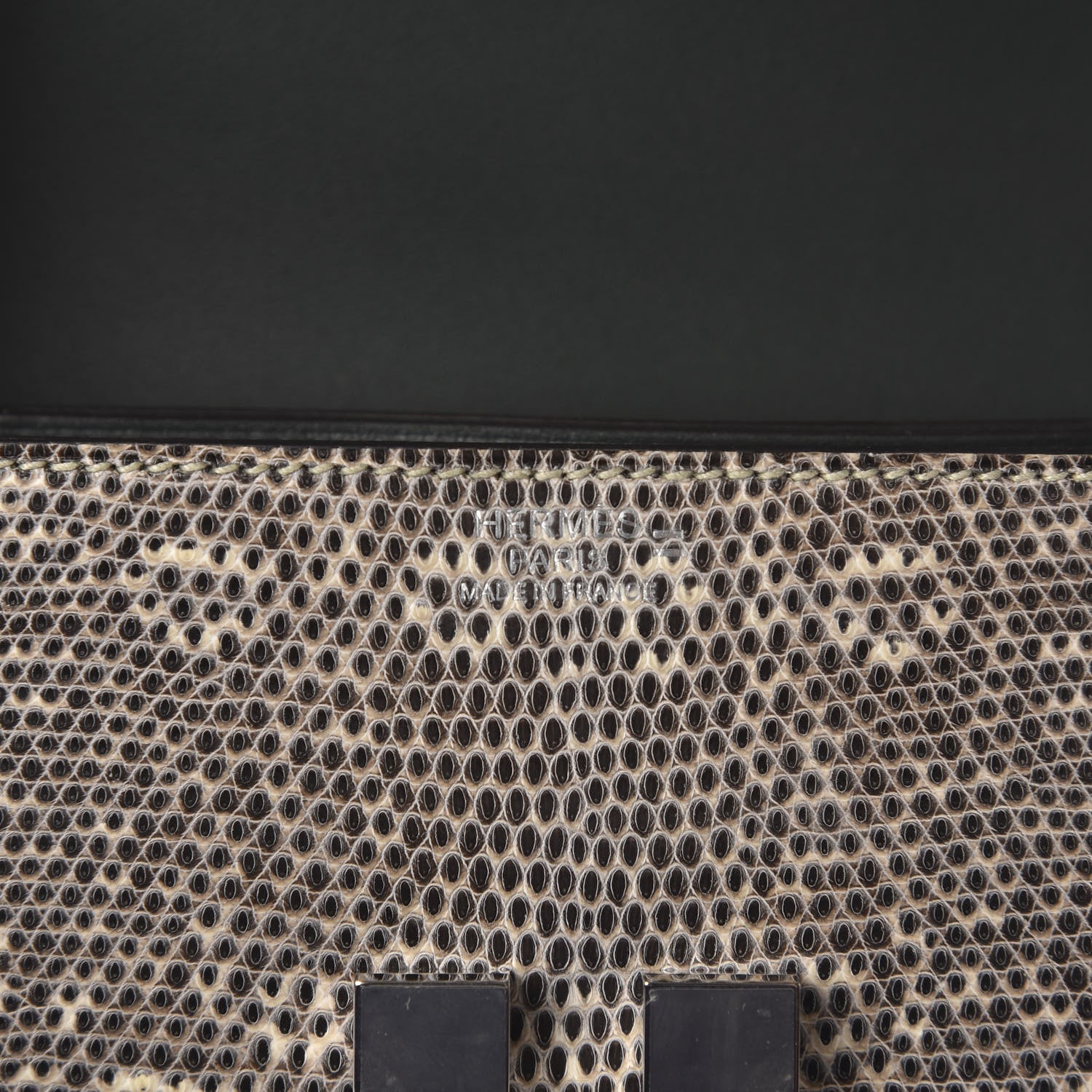 Hermes Lizard Mosaique Au 24-17 Ombre Vert Fonce 8 of 10