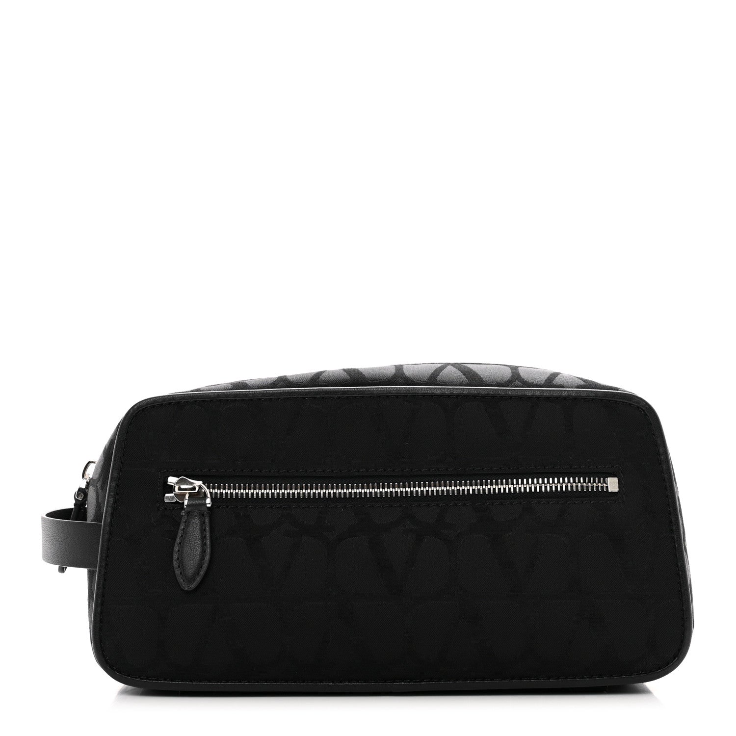 Valentino Garavani Canvas Iconographe Dopp Kit Black 1 of 7