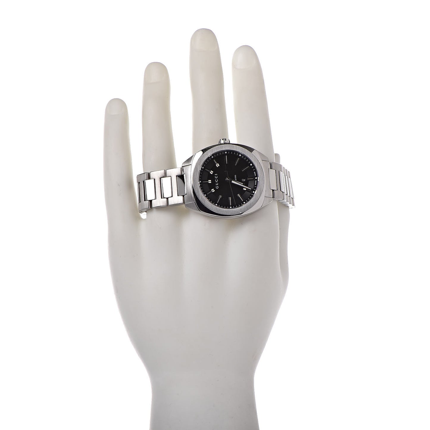 Stainless Steel 37mm GG2570 Quartz Watch Black