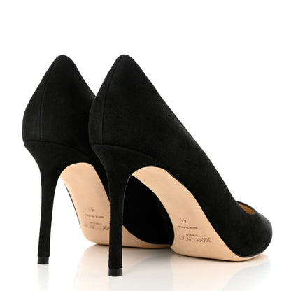 Jimmy Choo Suede Romy 85 Pumps 41 Black 4 of 9