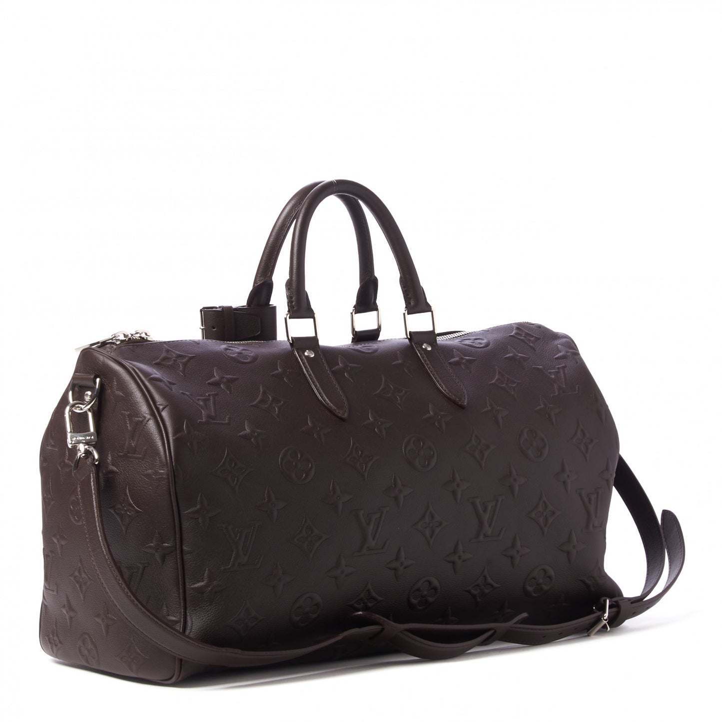 X EDUN Monogram Revelation Keepall 45 Bandouliere Brown
