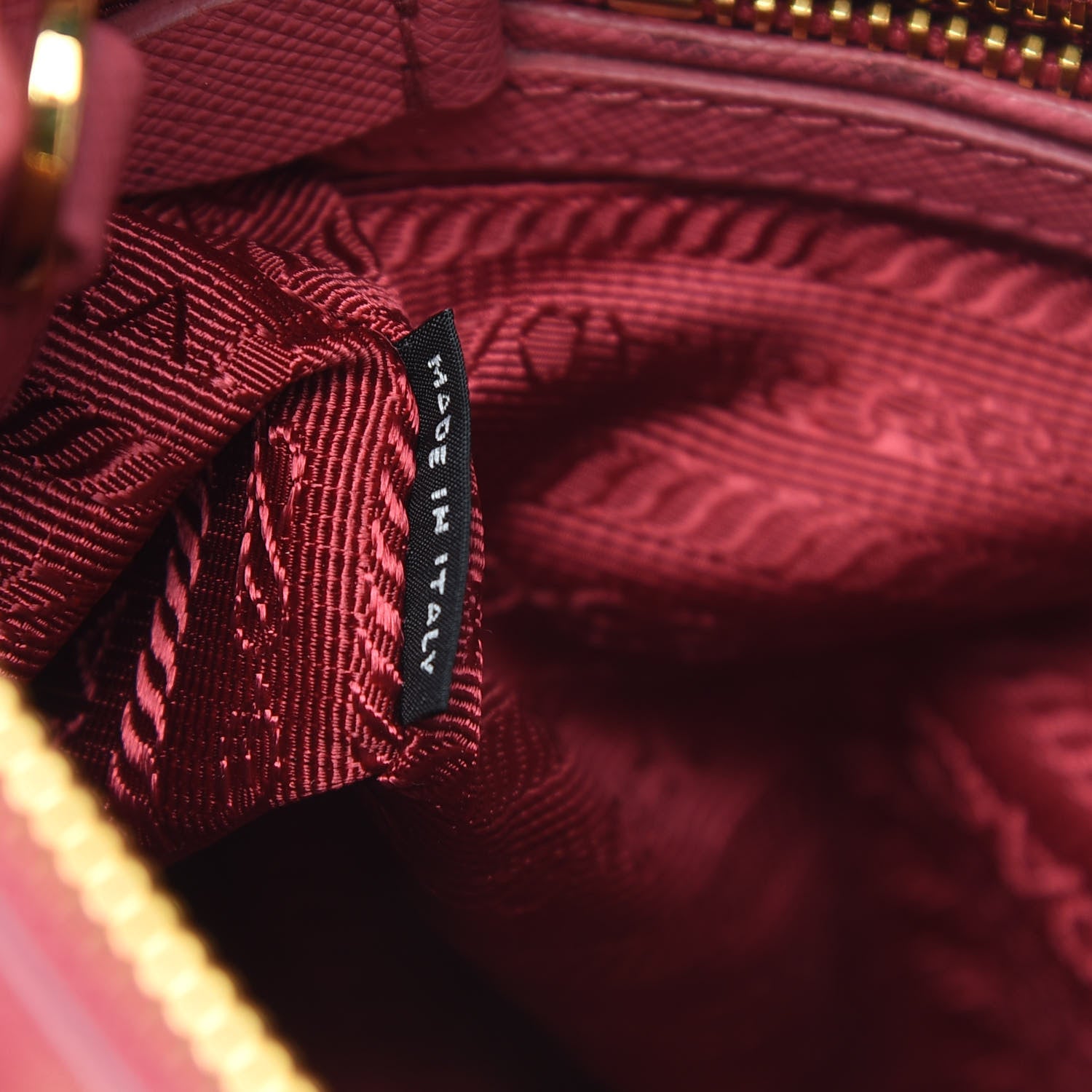 Prada Saffiano Mini Galleria Double Zip Tote Tamaris 9 of 20