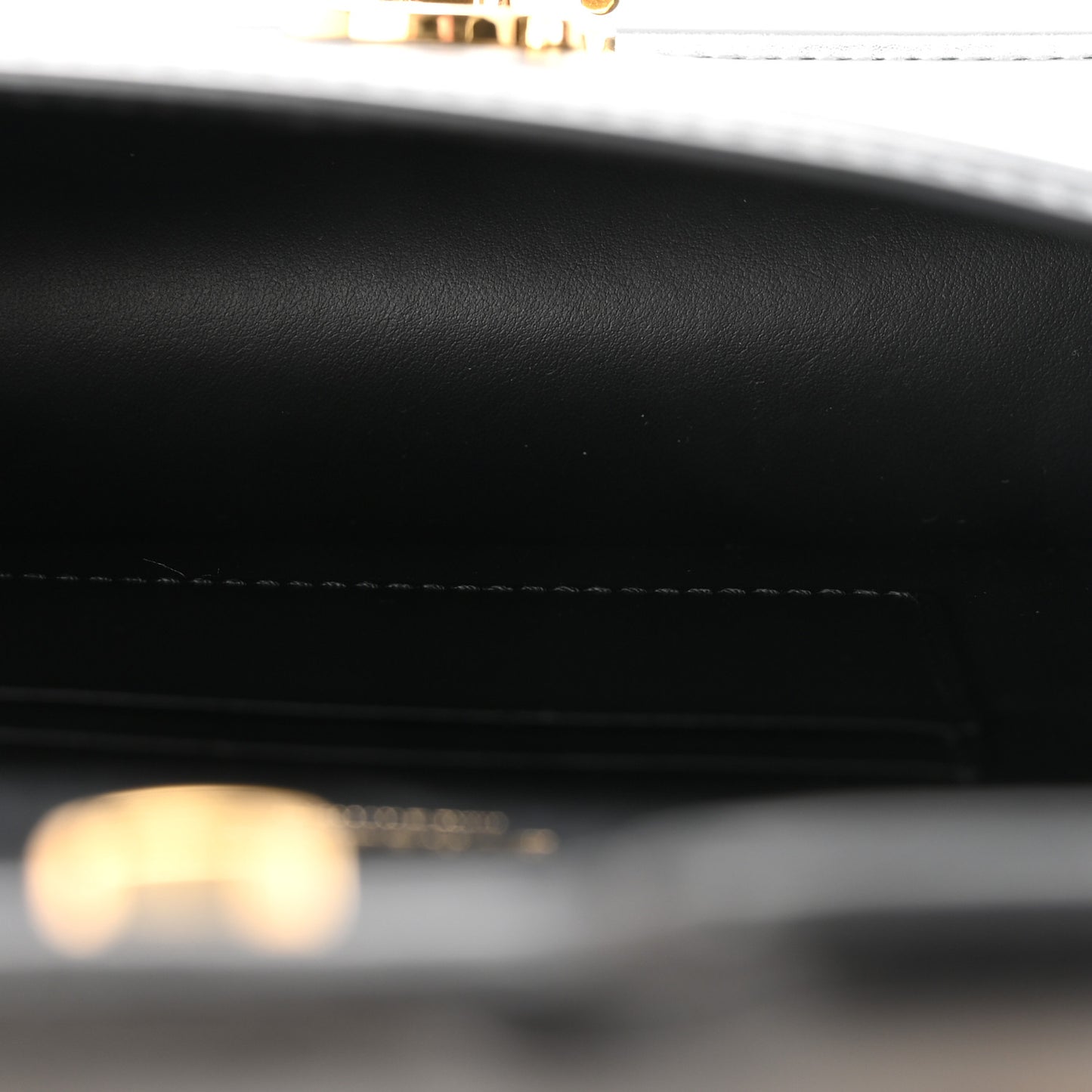 Calfskin Crystal Small TB Bag Black