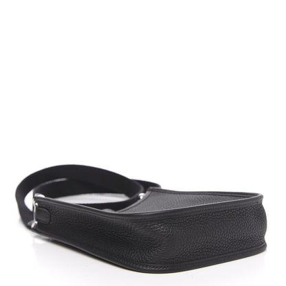 Hermes Taurillon Clemence Evelyne TPM Black 4 of 10