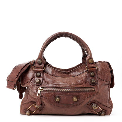 Balenciaga Agneau Giant 21 Gold Hardware City Castagna 1 of 12
