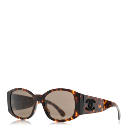 Chanel Acetate CC Logo Sunglasses 5450-A Tortoise 1 of 7