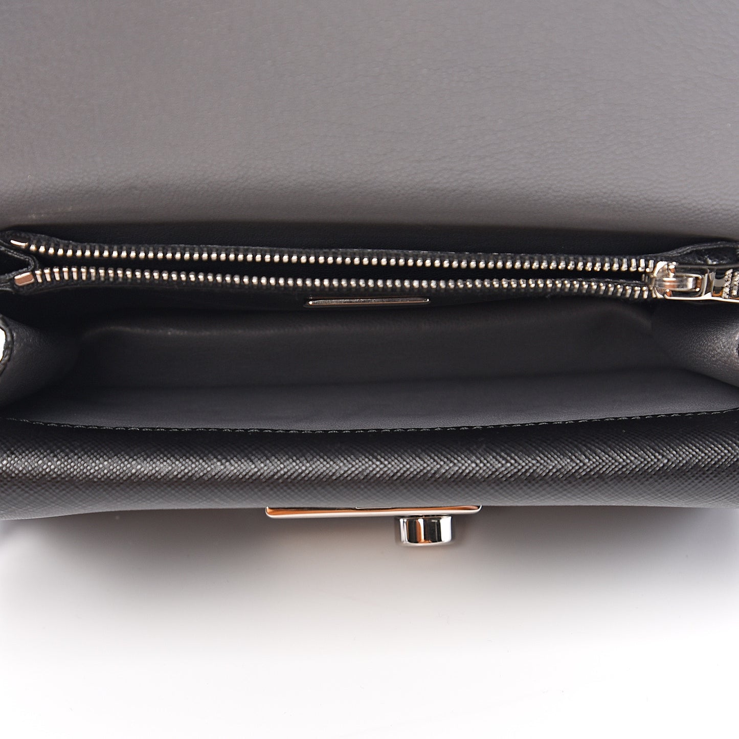 Saffiano Lux Mini Sound Top Handle Crossbody Bag Black