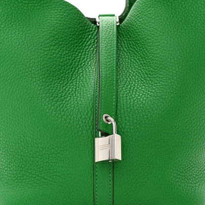 Hermes Taurillon Clemence Picotin Lock 22 MM Bamboo 8 of 10