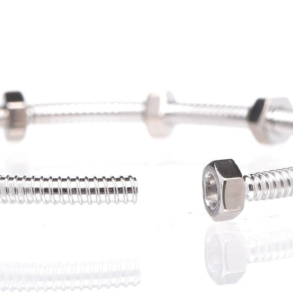 Cartier 18K White Gold Ecrou de Bracelet 4 of 7