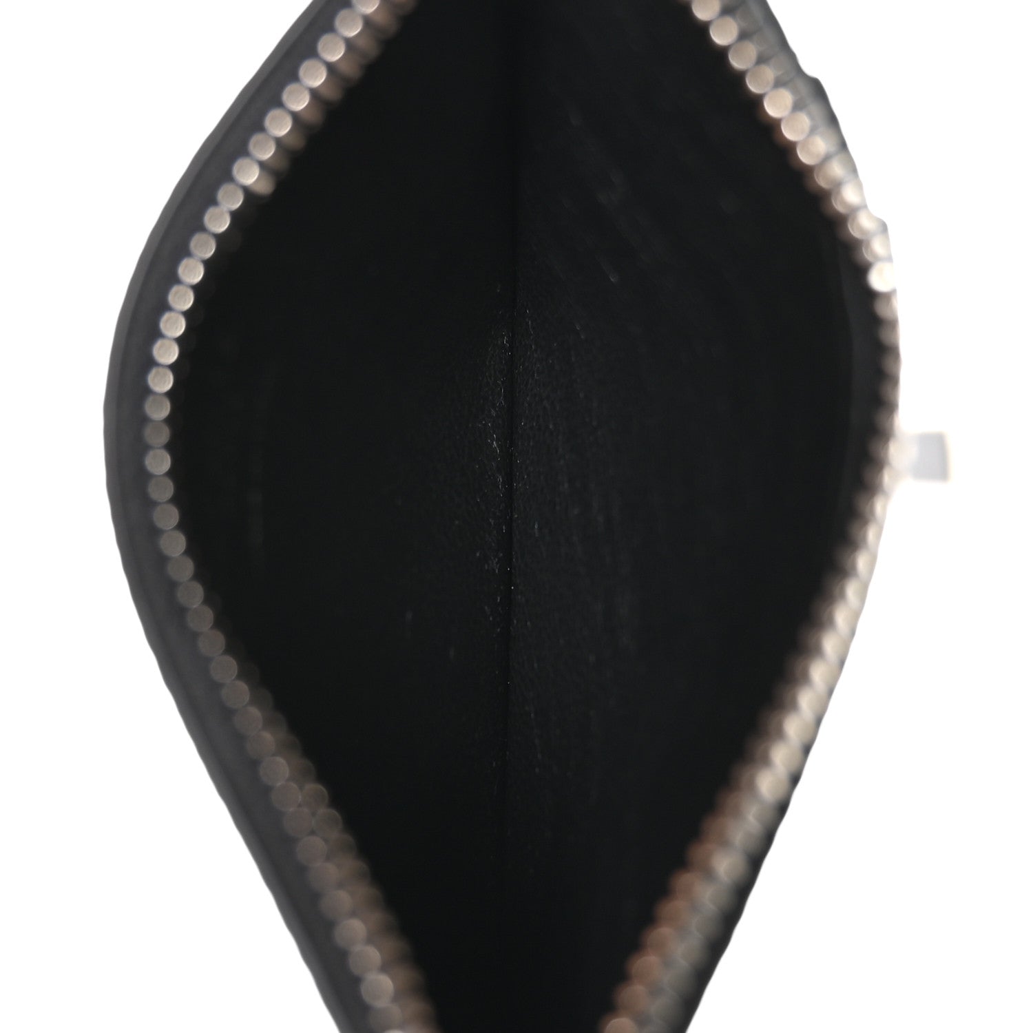 Saint Laurent Grained Calfskin 5 Fragments Zip Pouch Card Holder Black 5 of 8