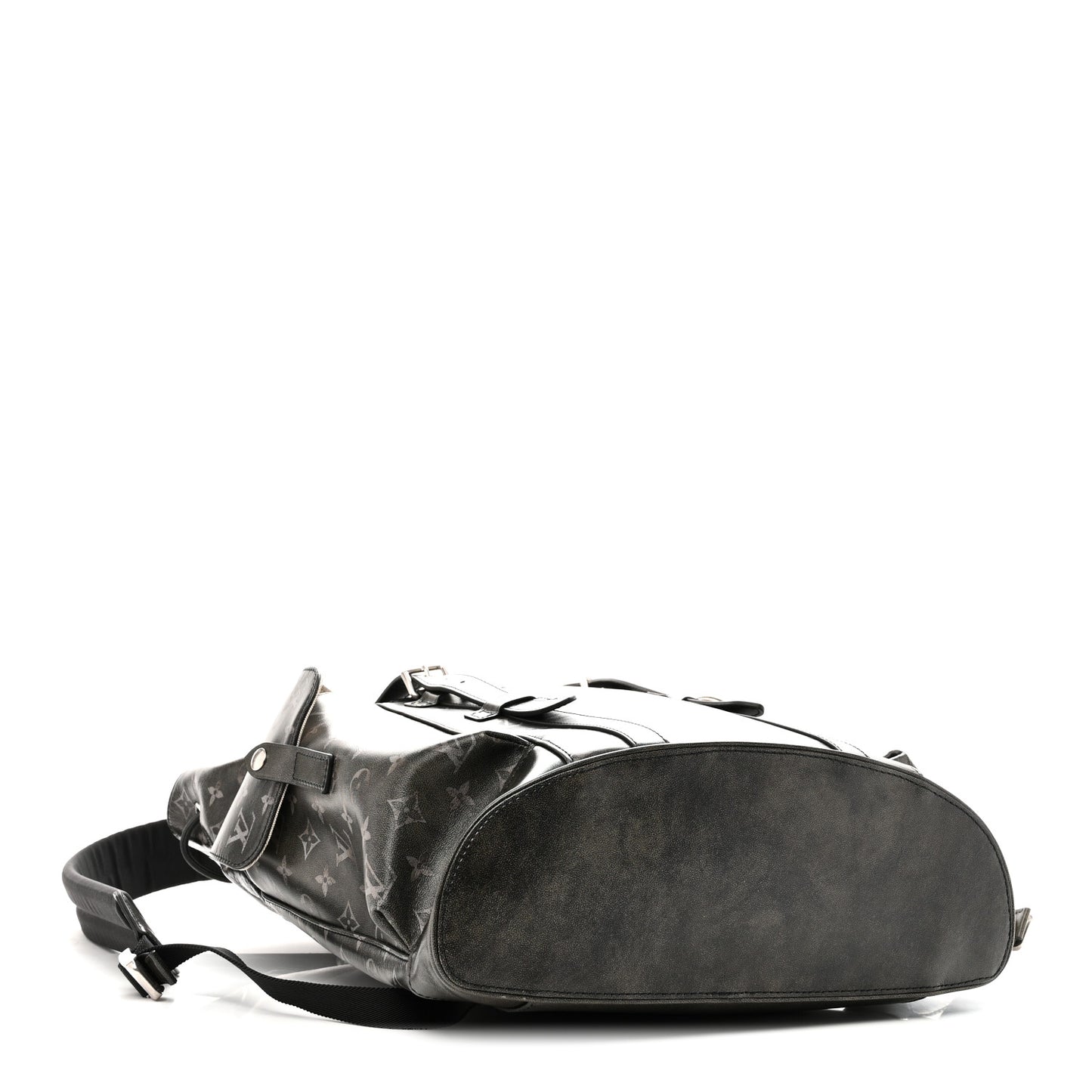 Brushed Monogram Eclipse Christopher MM Backpack Black