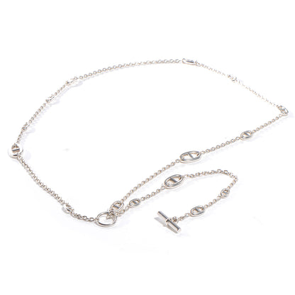 Hermes Sterling Silver Farandole Necklace 120 3 of 5