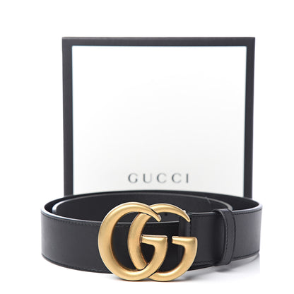 Gucci Calfskin Double G 40mm Belt 80 32 Black 7 of 7