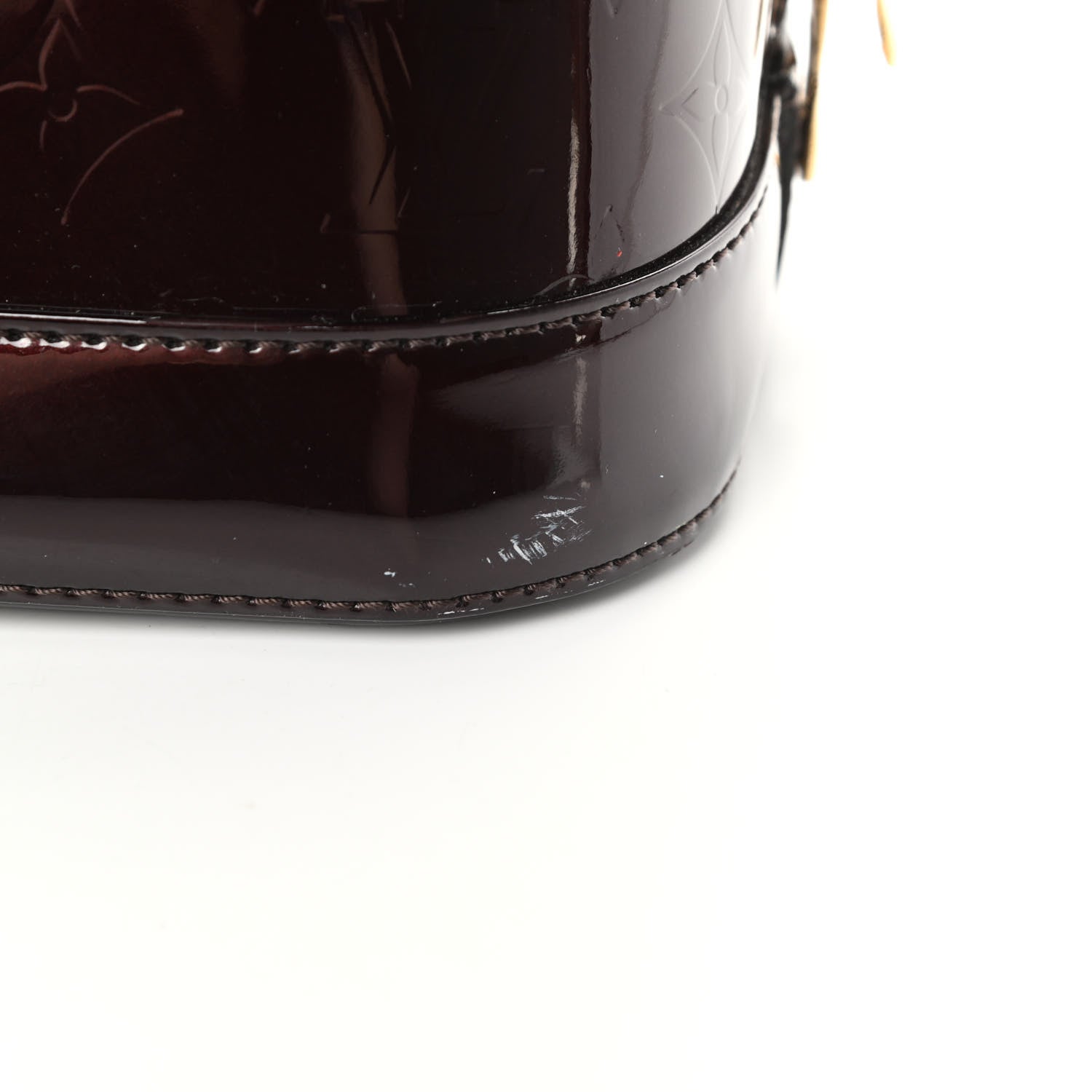 Louis Vuitton Vernis Alma GM Amarante 11 of 13