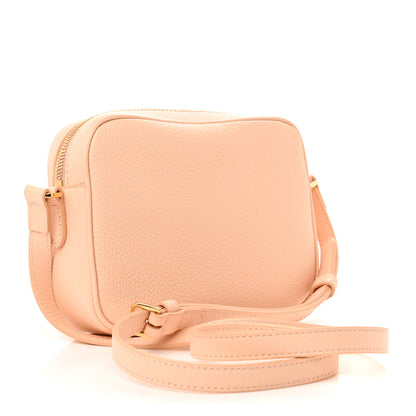 Burberry Grained Calfskin Small Camera Bag Peach Pink 3 of 9