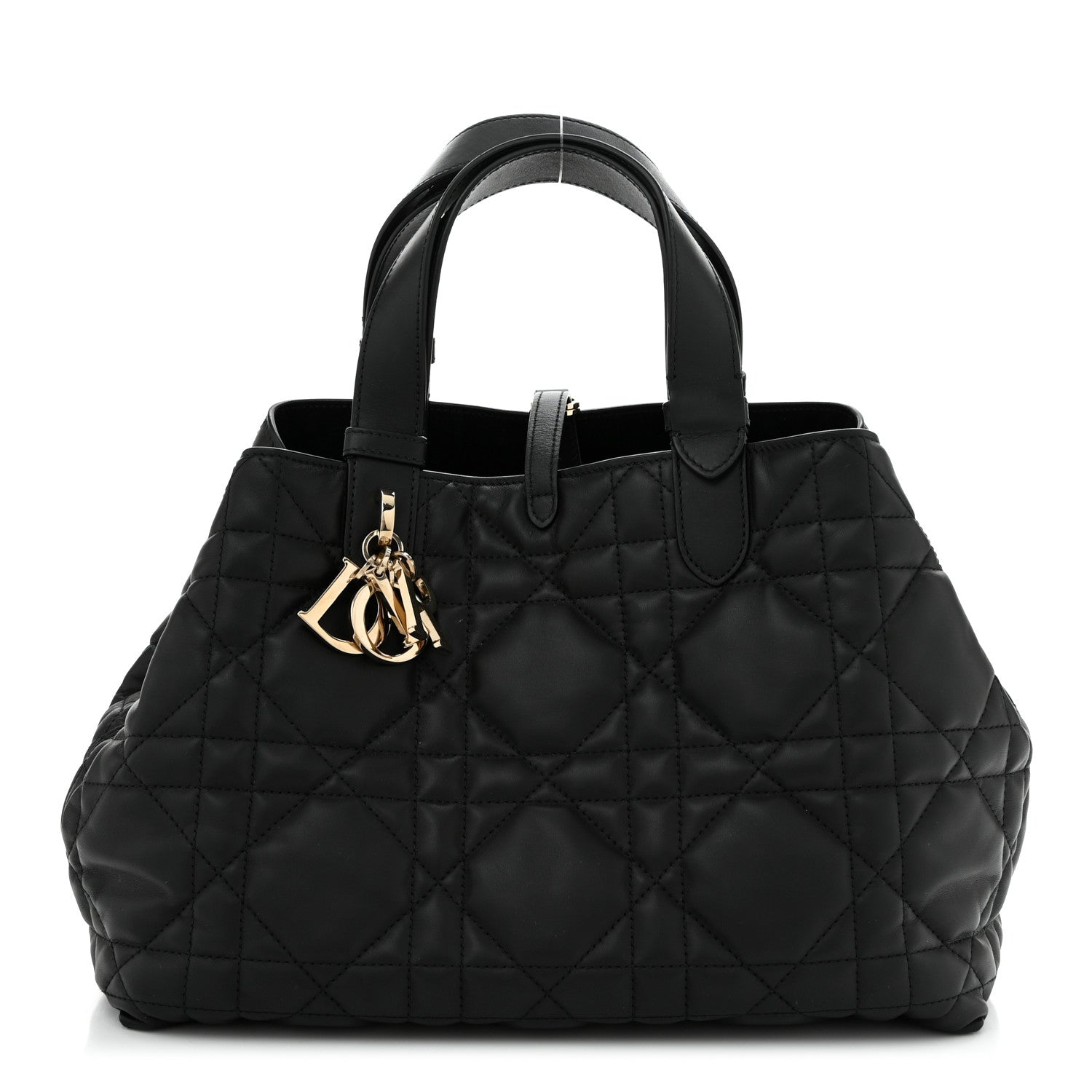 Christian Dior Calfskin Macrocannage Medium Toujours Black 1 of 11