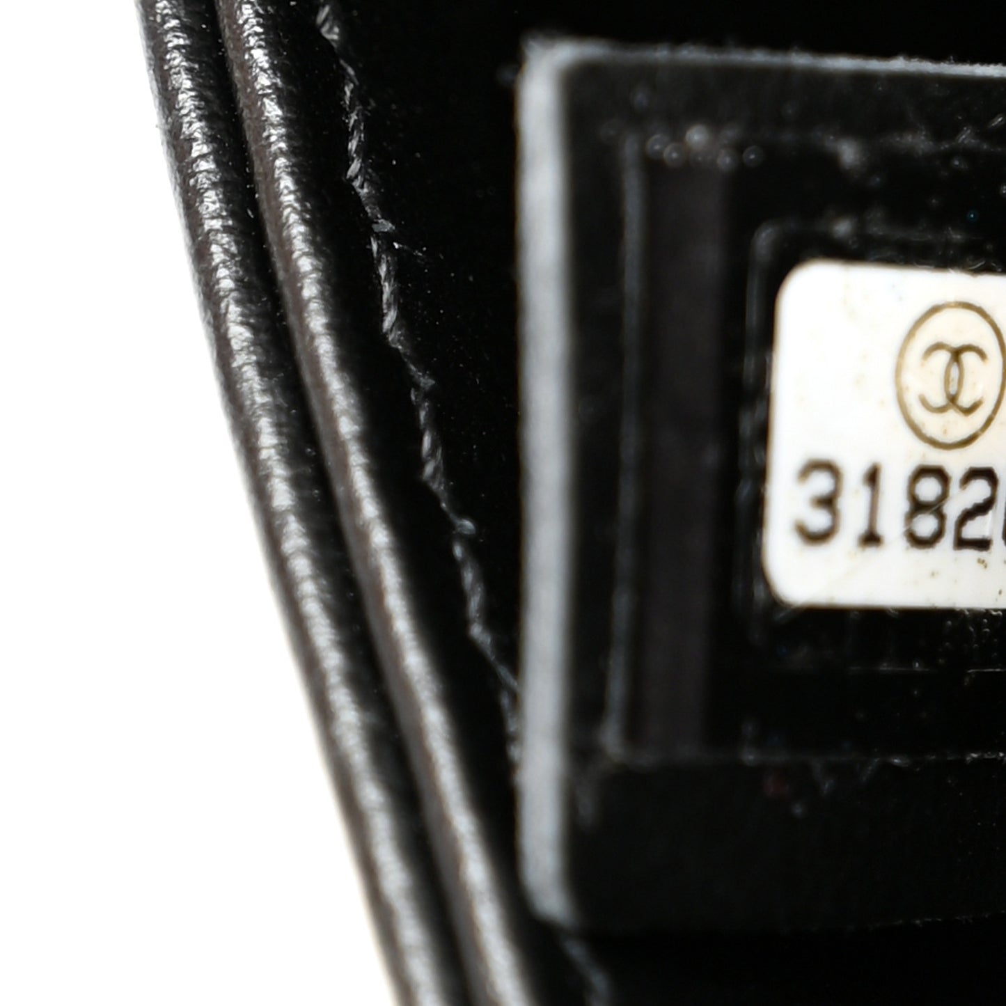 Calfskin Quilted CC Uniform Flap Belt Bag Black