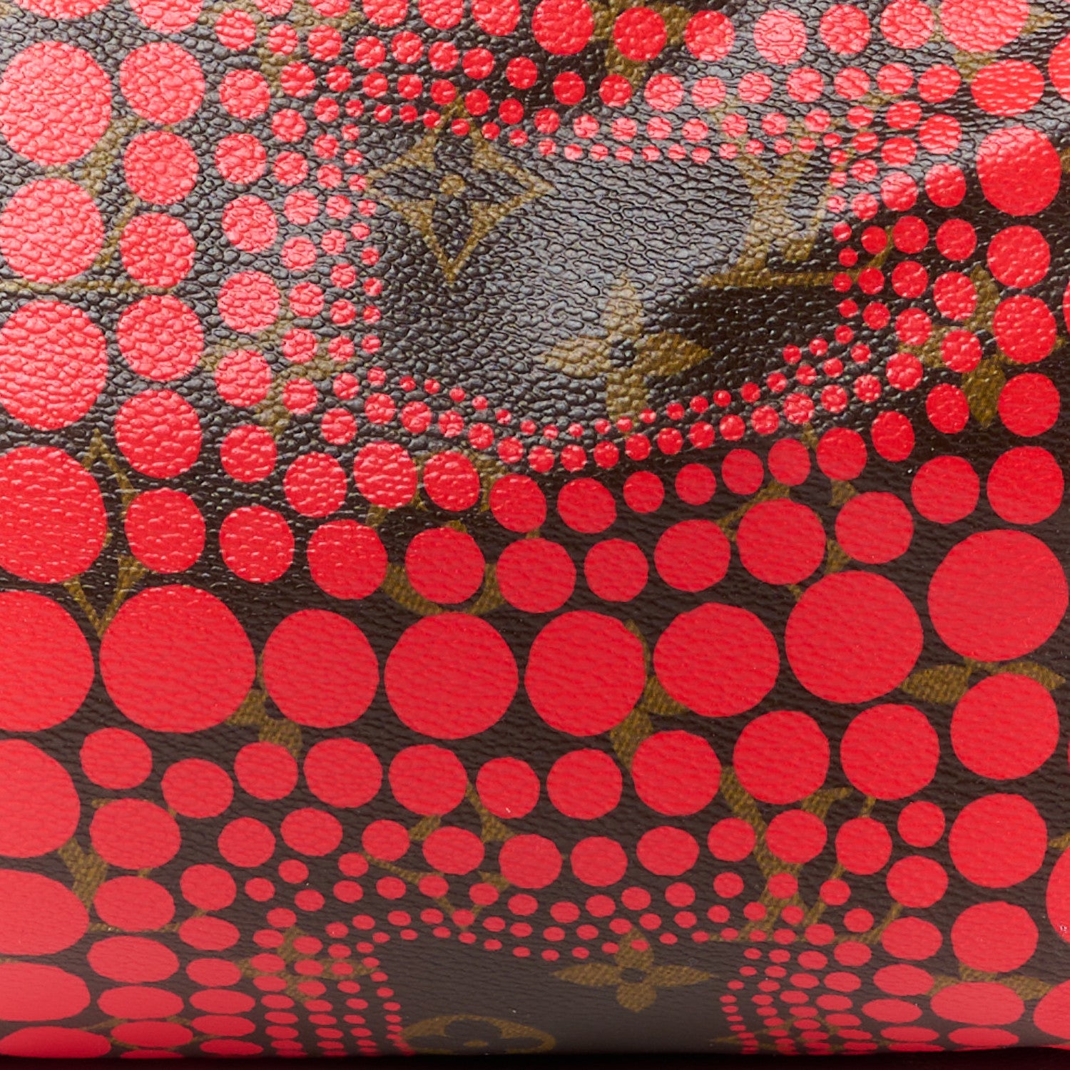 Louis Vuitton Monogram Kusama Town Speedy 30 Red 10 of 12